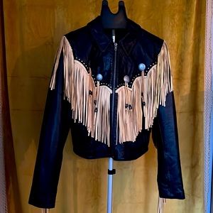🐴Fringe Leather Jacket🐴